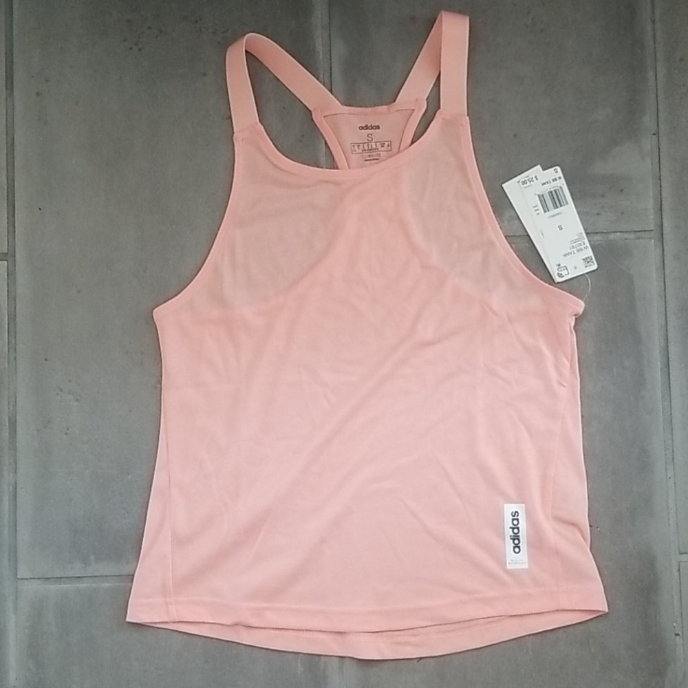 Pink Adidas Tank Top